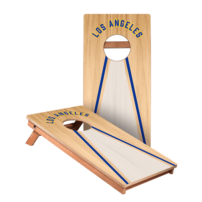Los Angeles LAR Football Gameday Backyard 1x2 ft Cornhole Board Set - WACA - 500439 - WB | American Cornhole Association