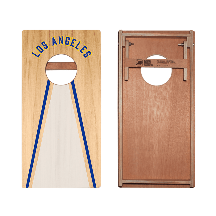 Los Angeles LAR Football Gameday Backyard 1x2 ft Cornhole Board Set - WACA - 500439 - WB | American Cornhole Association