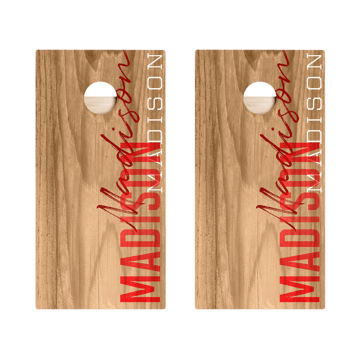 Madison Campus Gameday Star Cornhole Boards, - American Cornhole Association