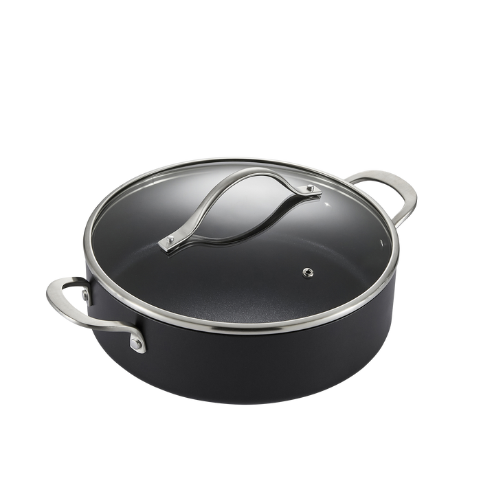 28cm Aluminium Non-Stick Shallow Casserole Dish