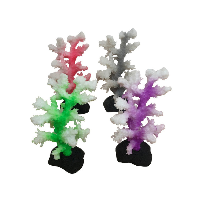 Medium Fake Coral Aquarium Decoration Marine Reef - 4 Colour Choices