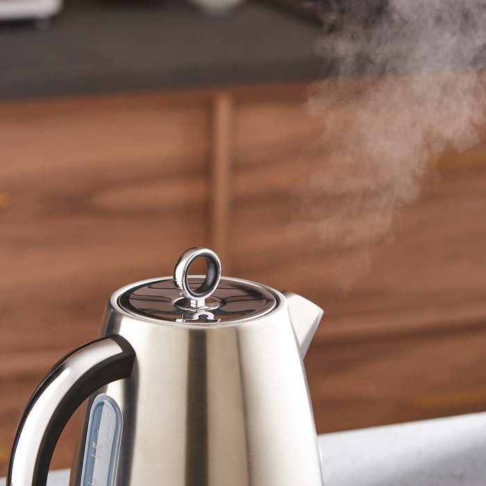 steam coming out of the kettle