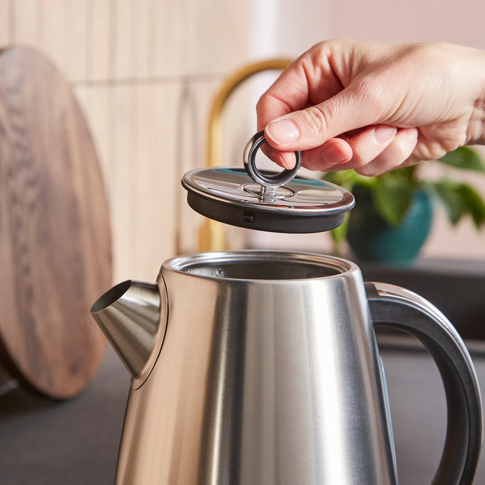 stylish lid on a jug kettle