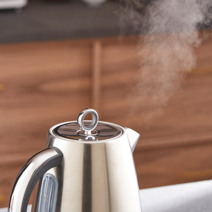 steam coming out of the kettle