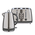Mexborough Kettle and Toaster Set - Grey