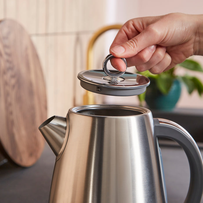 stylish lid on a jug kettle