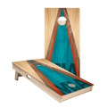 Miami Football Gameday Classic Triangle Star Cornhole Boards, - American Cornhole Association