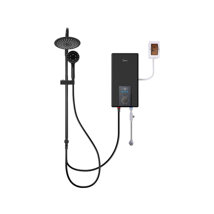 Midea Instant Rainshower Water Heater 4500W - MWH-4555EMBPMY(B)-BRS