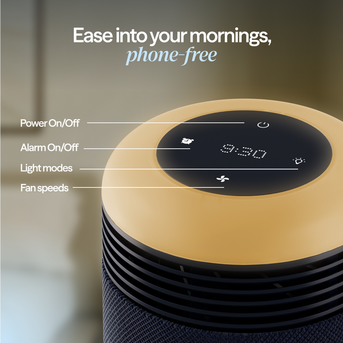 Mini Restful™ Sunrise Clock Air Purifier Bundle