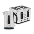 Stainless Steel kettle and Toaster