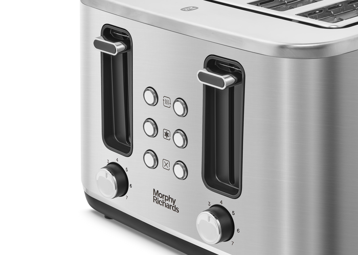silver 4 slice toaster
