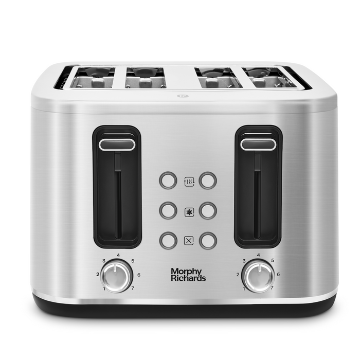 silver 4 slice toaster