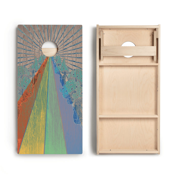 Mushroom Road Star Cornhole Boards - ACA - 000488 | American Cornhole Association