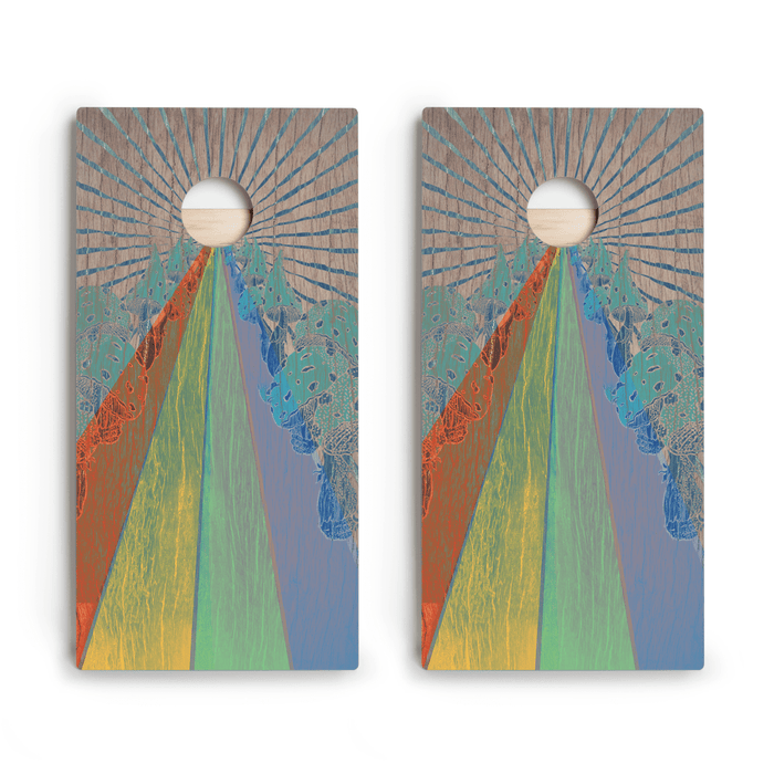 Mushroom Road Star Cornhole Boards - ACA - 000488 | American Cornhole Association
