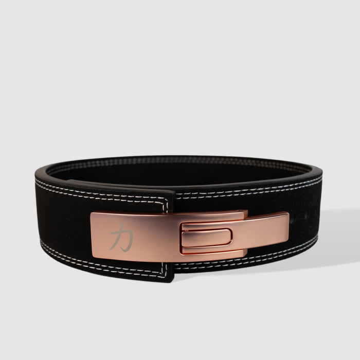Narrow 7.6cm Black Lever Belt, 10mm - IPF Approved - Strength Shop