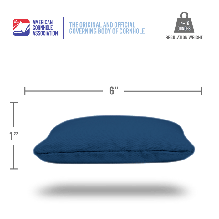 Navy Blue Daily 66x Cornhole Bags - 105655 - 5A | American Cornhole Association
