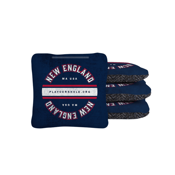 New England Football Gameday Backyard 1x2 ft Cornhole Board Set - WACA - 500442 - WB | American Cornhole Association