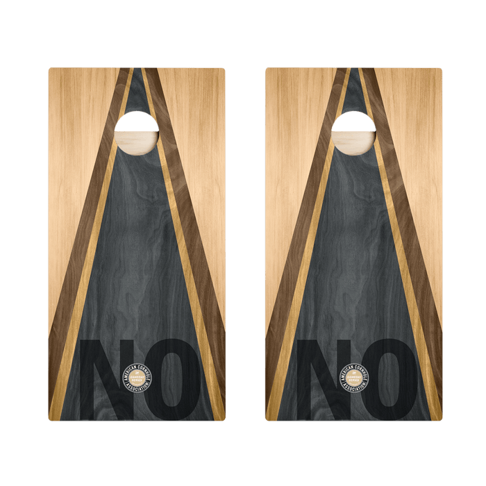 New Orleans Football Gameday Classic Triangle Star Cornhole Boards, - American Cornhole Association