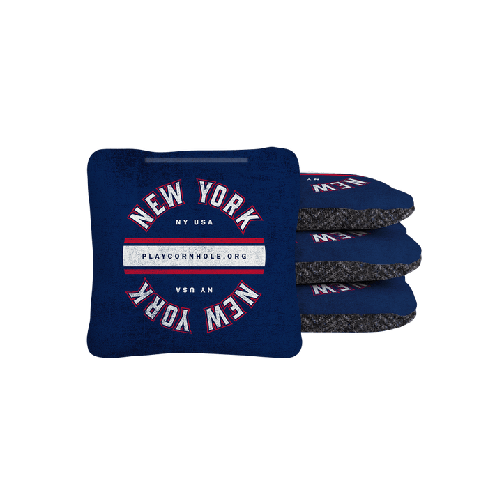 New York NYG Football Gameday Backyard 1x2 ft Cornhole Board Set - WACA - 500445 - WB | American Cornhole Association