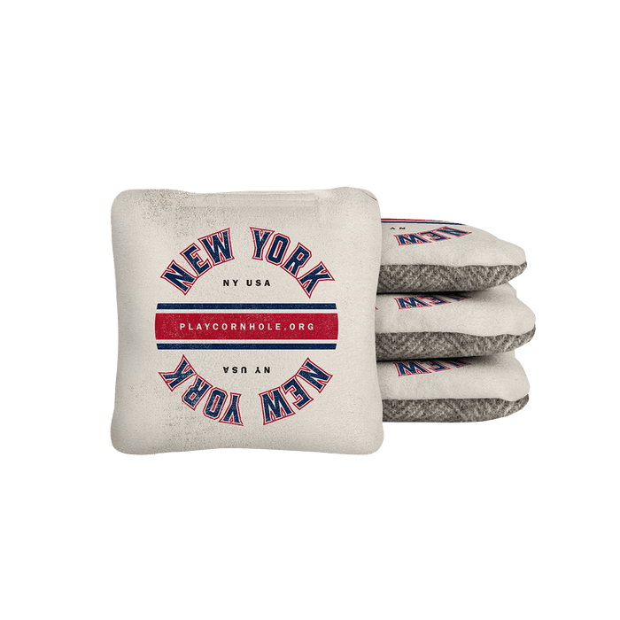 New York NYG Football Gameday Backyard 1x2 ft Cornhole Board Set - WACA - 500445 - WB | American Cornhole Association
