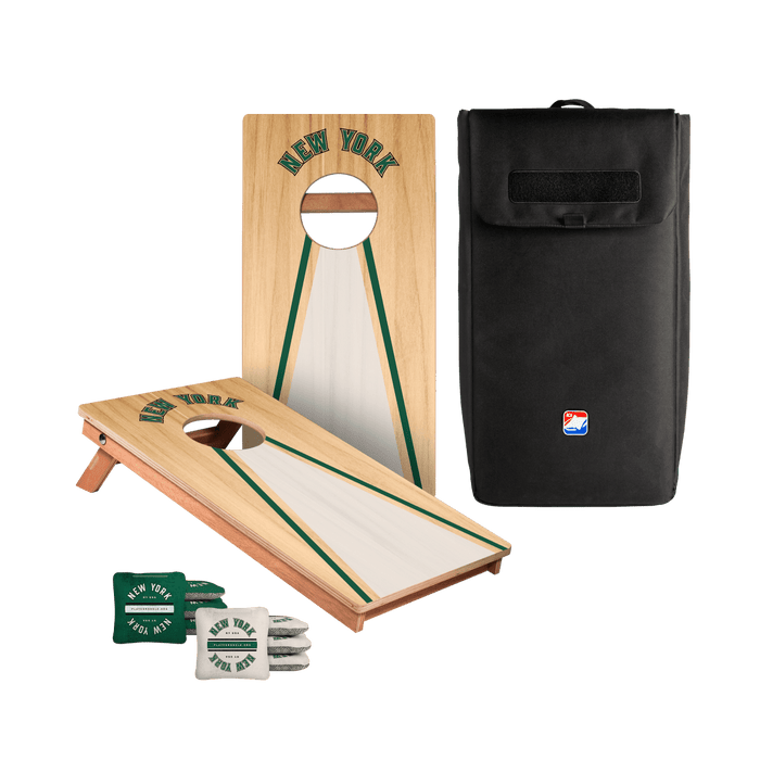 New York NYJ Football Gameday Backyard 1x2 ft Cornhole Board Set - WACA - 500446 - WB | American Cornhole Association