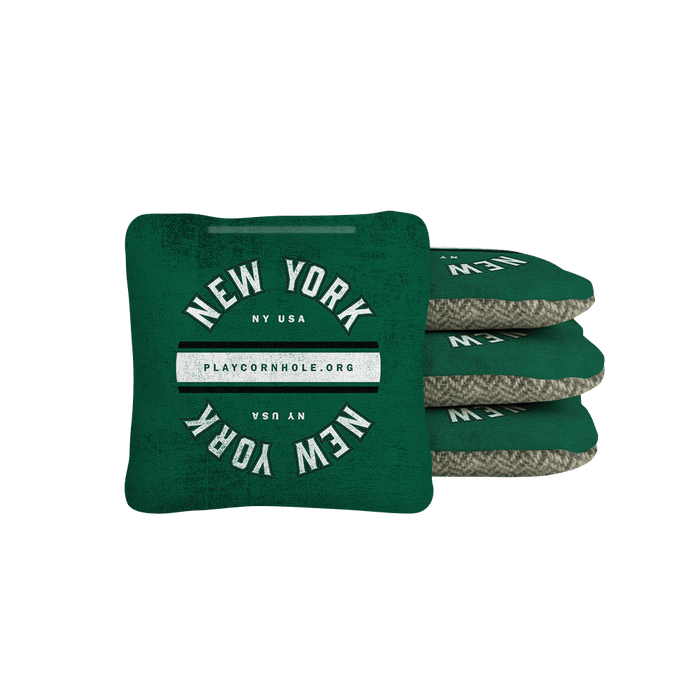 New York NYJ Football Gameday Backyard 1x2 ft Cornhole Board Set - WACA - 500446 - WB | American Cornhole Association
