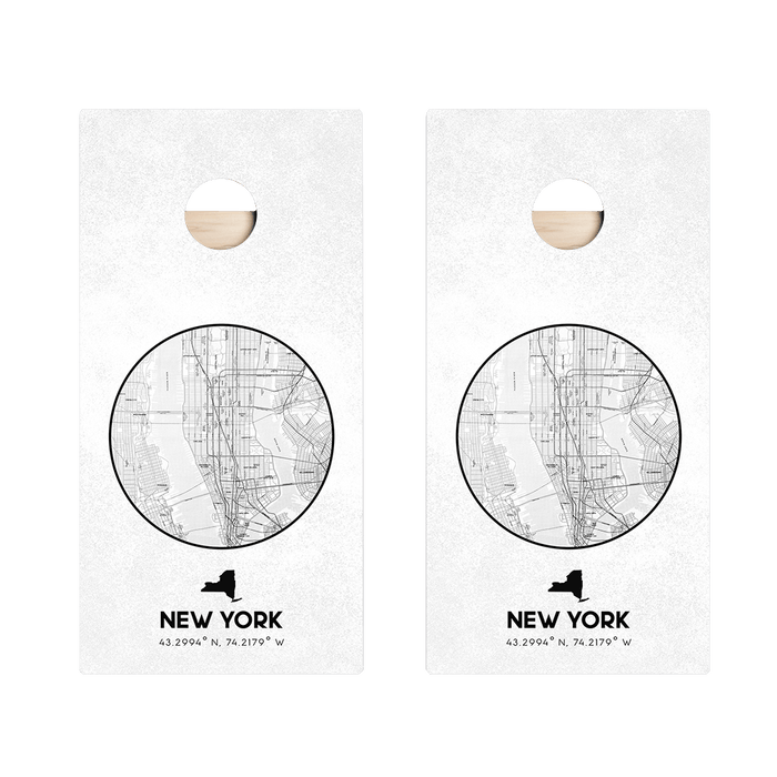 New York State Map Star Cornhole Boards, - American Cornhole Association