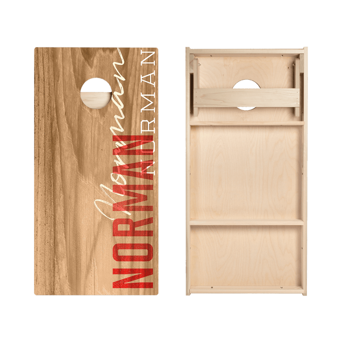 Norman Campus Gameday Star Cornhole Boards, - American Cornhole Association