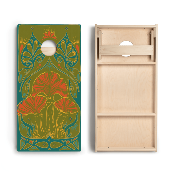 Nouveau Shroom Star Cornhole Boards - ACA - 000493 | American Cornhole Association