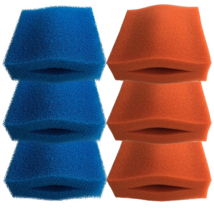 Oase Biotec 5/10/30 Replacement Foam Set (3 x Coarse, 3 x Fine)