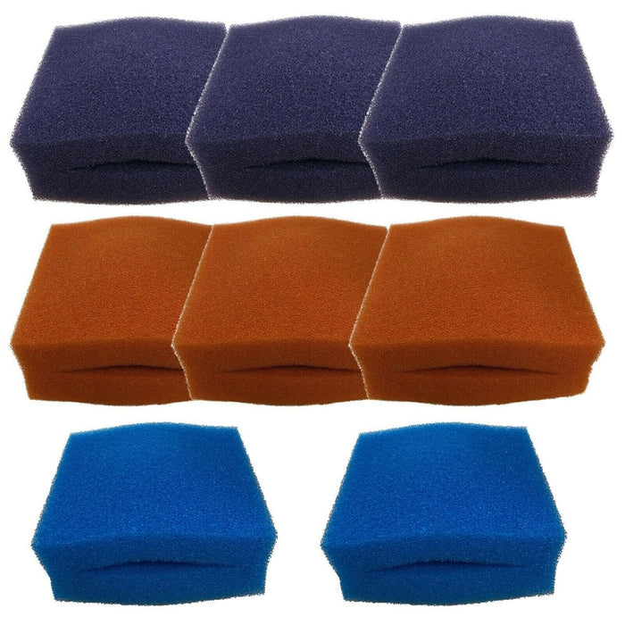 Oase Screenmatic 12 / 40000 Compatible Filter Foam Set (2 x Blue Foams, 3 x Red Foams, 3 x Purple Foams)
