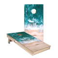 Ocean And Sand Star Cornhole Boards - ACA - 000031 | American Cornhole Association
