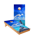 Ocean Boardwalk Star Cornhole Boards - ACA - 000043 | American Cornhole Association