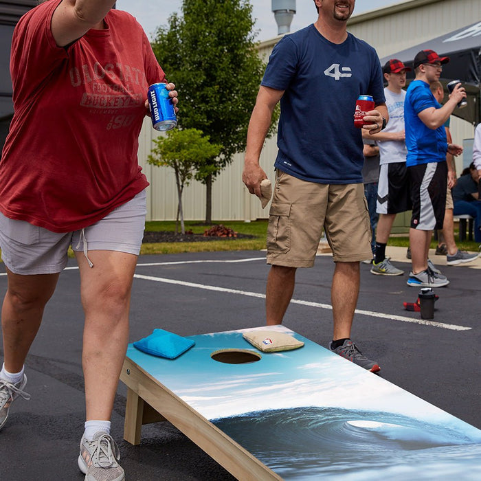 Ocean Wave Star Cornhole Boards - ACA - 000040 | American Cornhole Association