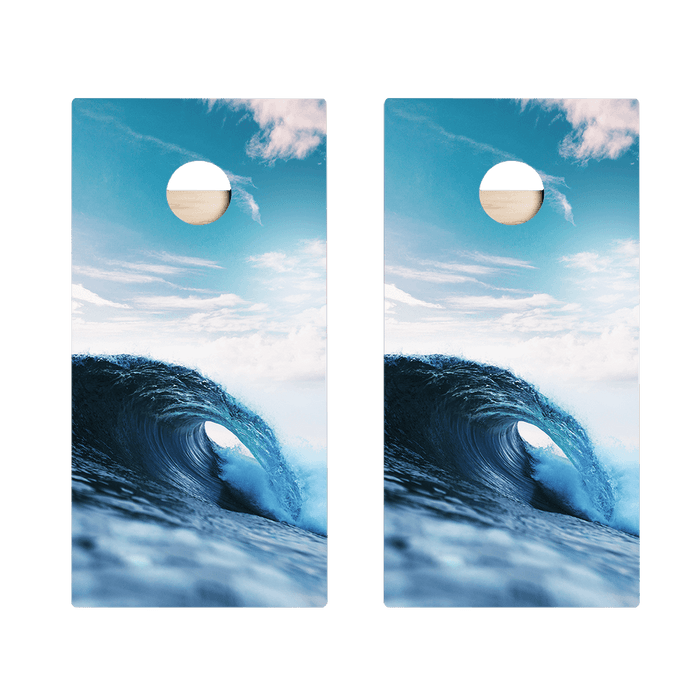 Ocean Wave Star Cornhole Boards - ACA - 000040 | American Cornhole Association