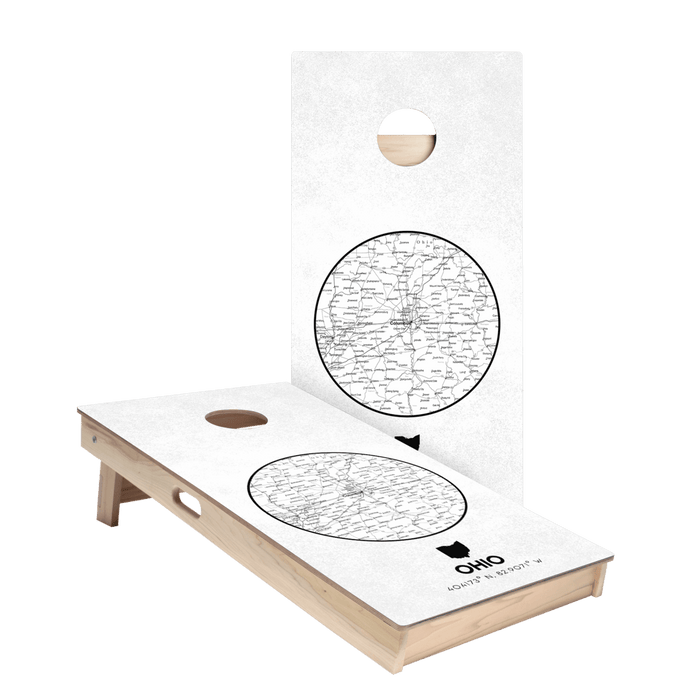 Ohio State Map Star Cornhole Boards, - American Cornhole Association