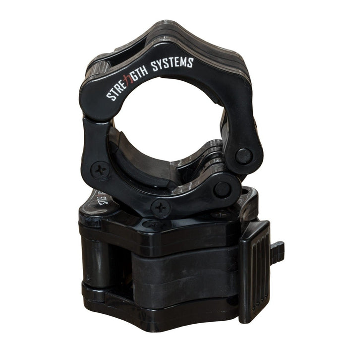 Olympic Flip Lock Collars, Black (Pair) - Strength Shop