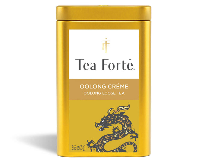 Oolong Créme Loose Leaf Tea Canister - front view