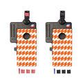 Orange Waves Double Chuck Mini Cornhole Tabletop Game, - American Cornhole Association