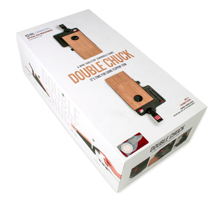 Orange Waves Double Chuck Mini Cornhole Tabletop Game, - American Cornhole Association