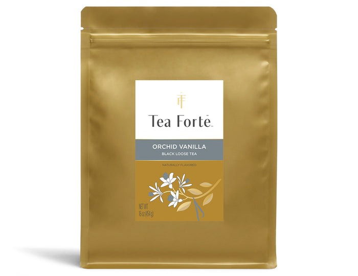 Orchid Vanilla Loose Tea Bulk Bag, front