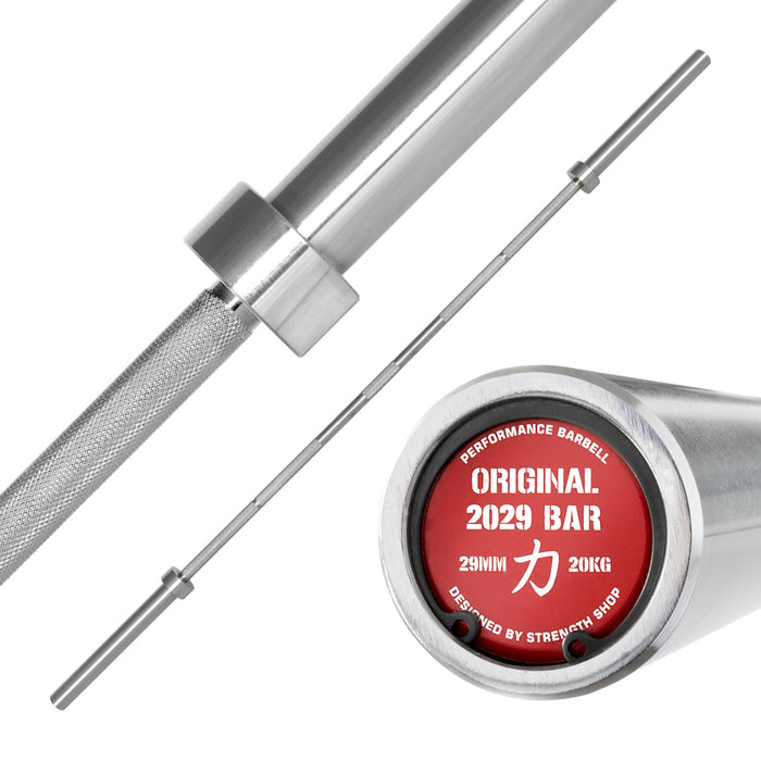 Original 2029 Power Bar, Chrome - Strength Shop