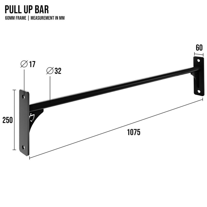 B-WARE Original MRR 60 | Straight Pull Up Bar - Strength Shop