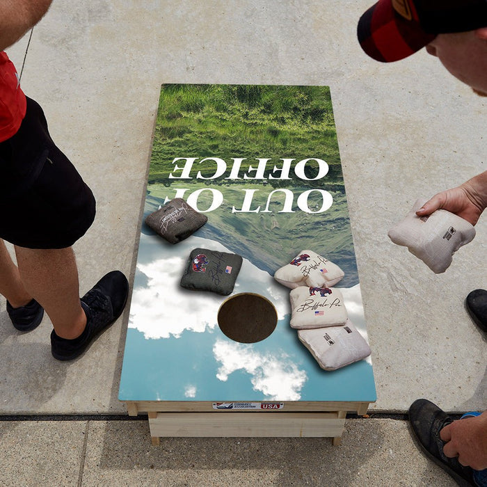 Out Of Office Star Cornhole Boards, - American Cornhole Association