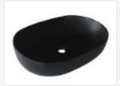 Oval Above Counter Wash Basin - Black