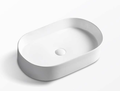 Oval Above Counter Wash Basin - White