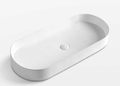 Oval Above Counter Wash Basin - White