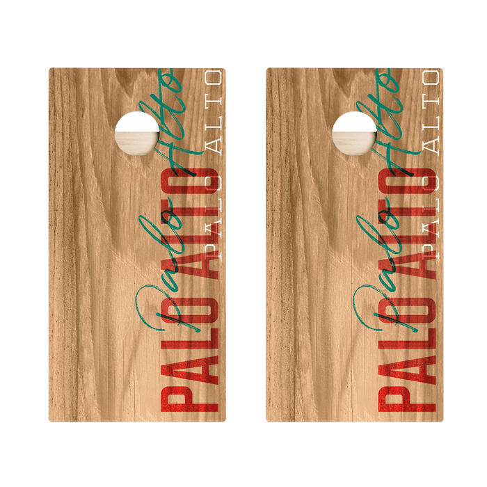 Palo Alto Campus Gameday Star Cornhole Boards - ACA - 000215 | American Cornhole Association