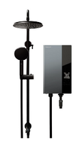 Panasonic Instant Water Heater (DC) On LCD screen withh Rain shower set - Dark Metallic Navy