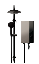 Panasonic Instant Water Heater (DC) with Rain Shower set - Skin Silver